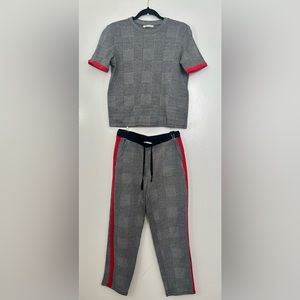 Zara Dogtooth Houndstooth Coord Set.